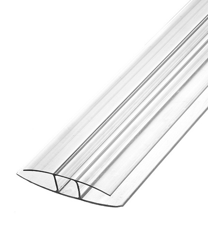 Профиль соединительный НР  4-6мм прозрачный 6м