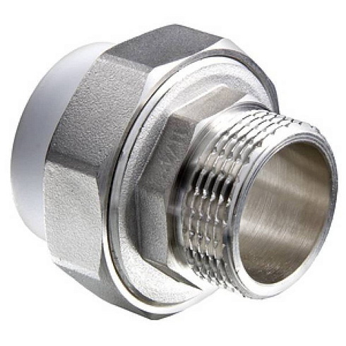 Муфта разъем. "Американка"  с нар.р. PPR - 50 x 1 1/2