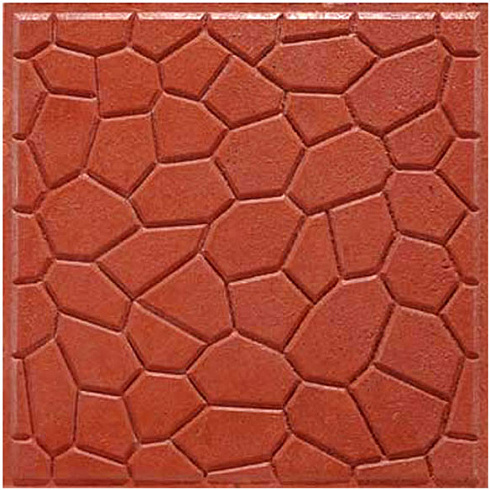 Плитка тротуарная 400*400*50 красная (4055)