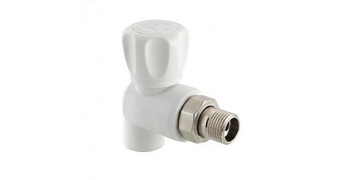 Кран шаровый PPR прямоточный для подкл. радиатора 25х3/4 (F)