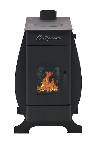 Печь воздухогрейная НМК "Сибирячка" 9 (кожух нерж.сталь)