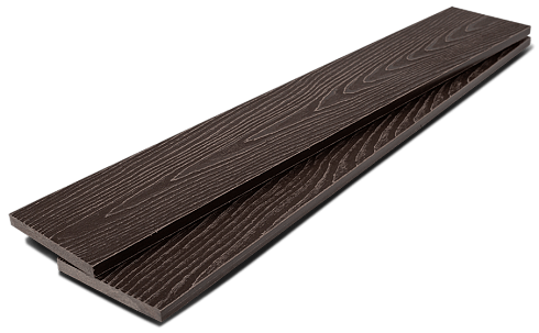 Доска заборная с тиснением 160х24,5х4000мм, Венге