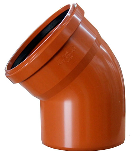 Отвод (наружний) РЫЖИЙ ПП 110 х 45°
