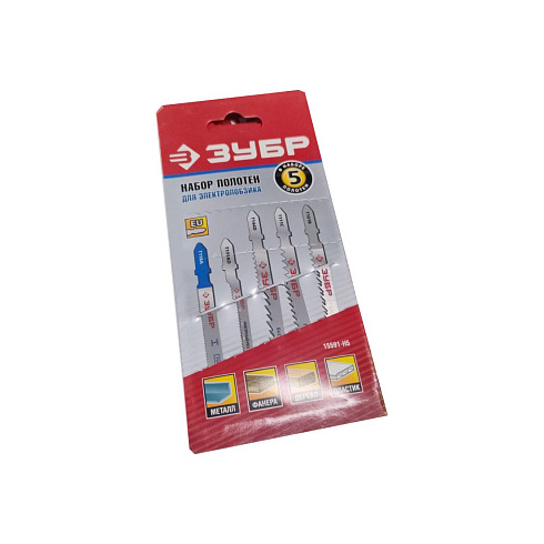 Полотна д/эл.лобзика по дереву и металлу (НАБОР) T101B,T111C,T144D,T101AO,T118A (15591-Н5) 