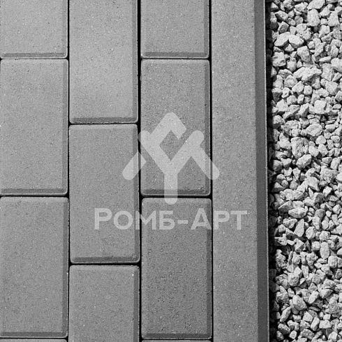 Бордюр Садовый 1000х80х200 Серый МУН