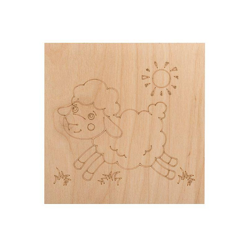 Доска для выжигания Rexant "Для мальчиков" (н-р 5шт 150х150мм) (12-0933)