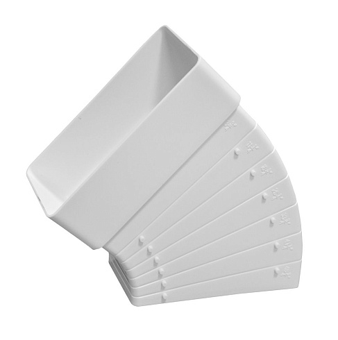 Колено плоское разноугловое 60х120 (612КРП) (03491) 