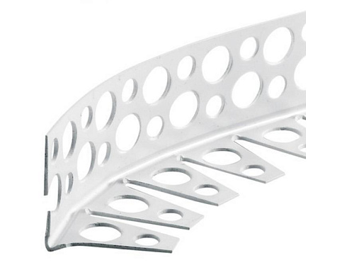 Угол перфорир. арочный из ПВХ под штукатурку 25х25мм L=3м.