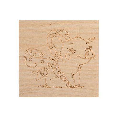 Доска для выжигания Rexant "Малыши зверята" (н-р 5шт 150х150мм) (12-0933)