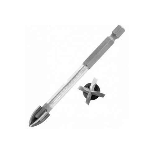 Сверло по стеклу и керамике ф.10мм 6-гр. 4резца