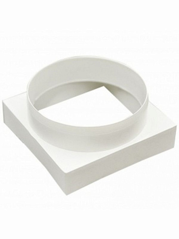 Соединитель квадрата 100х100 с кругл. воздуховодом D100 (10КВ) (06659)