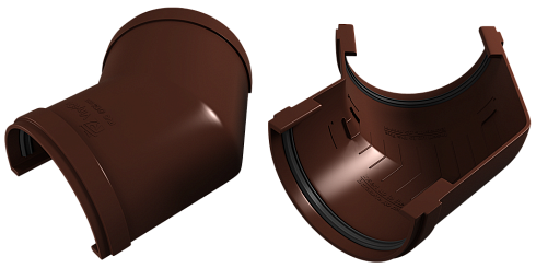 Угол 135гр. Винил-Он Кофе, Д-125мм