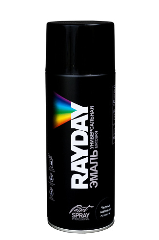 Краска Аэрозоль (акрил) ЧЕРНАЯ МАТОВ 520 мл "KUDO" KU-A9005М