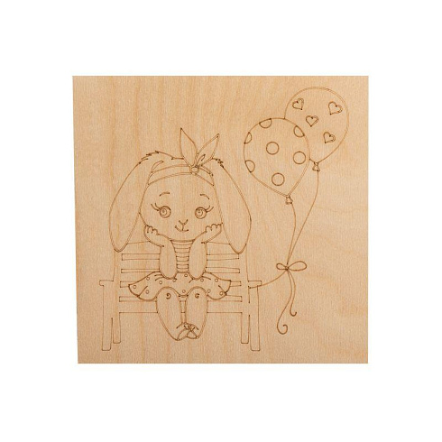 Доска для выжигания Rexant "Для мальчиков" (н-р 5шт 150х150мм) (12-0933)