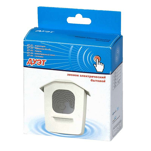 Звонок провод. ДУЭТ соловей бел. Тритон ДТ-05