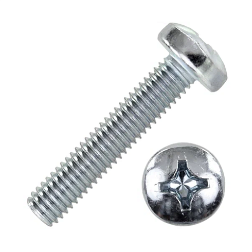 Винт полусфера, полная резьба 6х50 