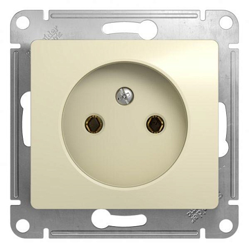 Мех.розет. 1-кл. СП Glossa 16А IP20 б/з беж. Sche GSL000241