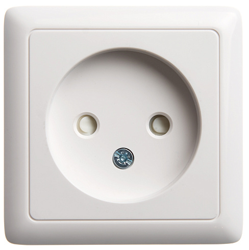 Розетка 1-м ОП Альфа 16А 250В з/ш с изолир. пласт. бел.HEGEL PA16-104