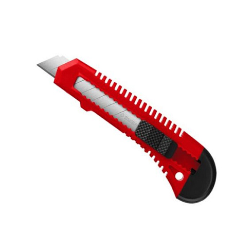 Нож пластмасс. 18мм со сдвижным фиксат. АБС-18 сегмент. лезвие ЗУБР (09155_z01)