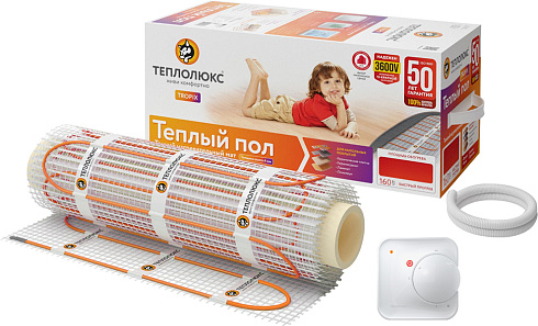 Комплект "Теплый пол" (Мат)WSM 680Вт/4,5кв.м Warmstad (100035657500)