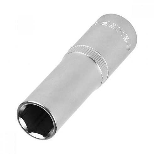 Головка торцевая удлиненная 1/2, 13мм ,6-гр.-FLANK. с насеч. Cr-V ЗУБР (27726-13)