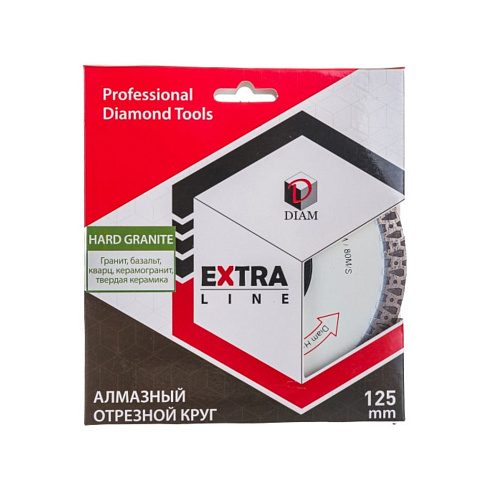 Круг алмазный 125х1,2х10х22,2 Гранит тонкий DIAM