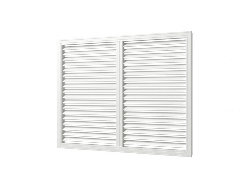 РЕШЕТКА вентиляционная ПВХ 600х900 бел (П6090Р)