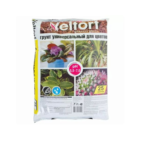Грунт для цветов универсальный 25л "VELTORF"