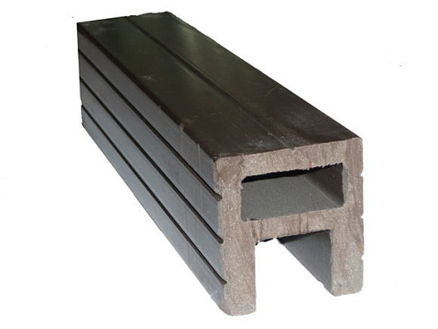 Профиль заборный №1 50х55х4000мм, Венге