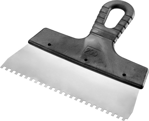 Шпатель LUX нерж.200мм (з.8х8) КЕДР 045-0200