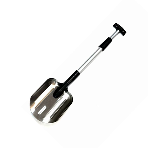 Лопата автомобильная №22/1 205х260мм алюм. телескопич. черенок (Berchouse)