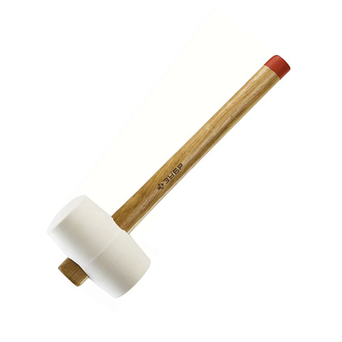 Киянка резиновая 680г белая с деревян.ручкой,ЗУБР "МАСТЕР" (20511-680_z01)