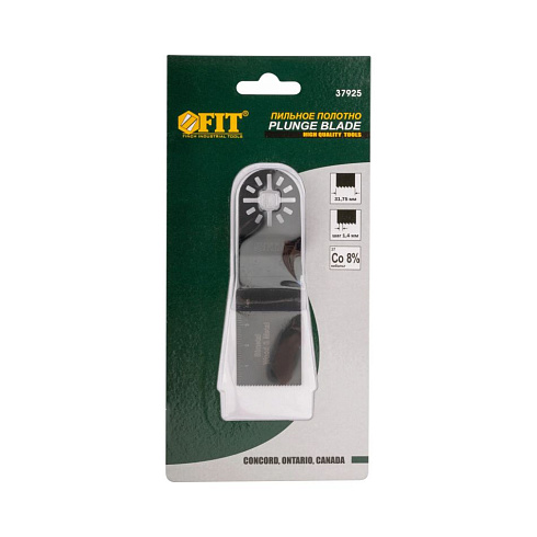 Полотно пильное фрезер. ступенчатое удлин. Bi-metall Co 8%, 31,8х0,8мм (37925)