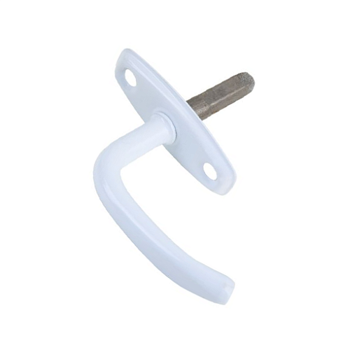 Ручка-завертка врезная Р-1 полим.белая 