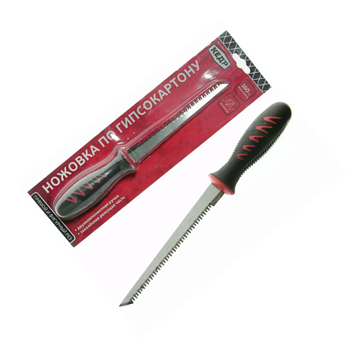 Ножовка по гипсокартону 160мм 3D-заточка "Кедр" 086-0160