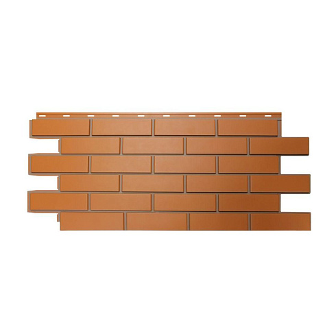 Фасадная панель Nordside Гладкий кирпич "Красный" 1,17х0,463