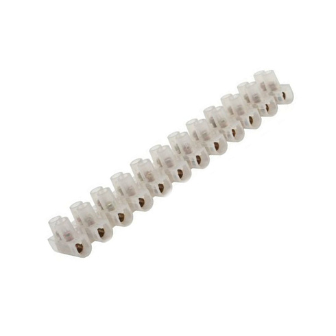 Клеммная колодка 2,5-10кв.мм. 12пар NTB-UPE-S12-10/WH 10А полиэтилен бел Navigator 71003