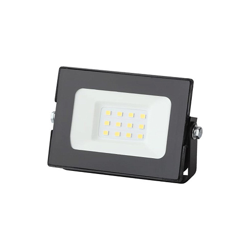 Прожектор светодиод. 10Вт 4000К 800Лм 81х75х21,5 черный ЭРА Б0052029