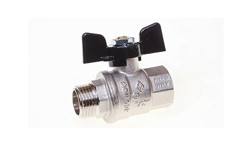 Кран шаровый BUGATTI 307 1" F-M (бабочка) 
