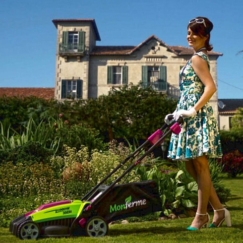 Газонокосилка Monferme 25187М несамоходная электрич.