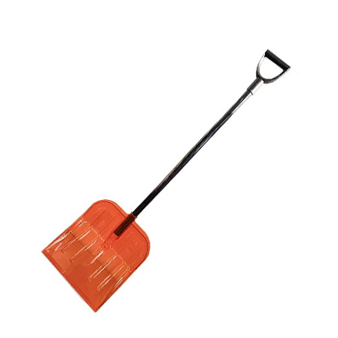 Лопата поликарбонат 380х413мм №47 с алюм.черенок d32