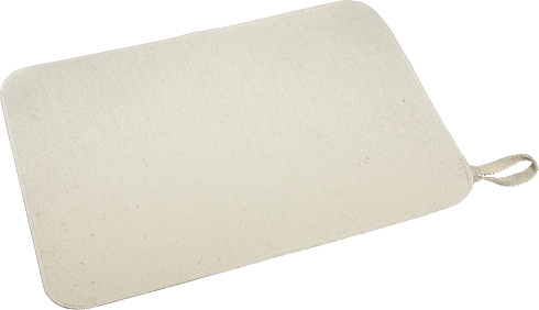 Коврик для сауны БЕЛЫЙ ВОЙЛОК 44х34см (5312214)