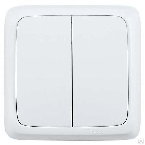 Выкл.2-кл.ОП Этюд 10А с инд.бел.SchE BA10-006b