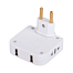 Разветвитель поворотный на 2 роз.+2 USB 10A SPF-2-FL-USB белый ЭРА Б0069089 (4817918)