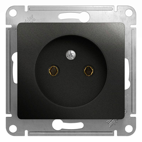 Мех.розет. 1-кл. СП Glossa 16А б/з антрацит Sche GSL000741