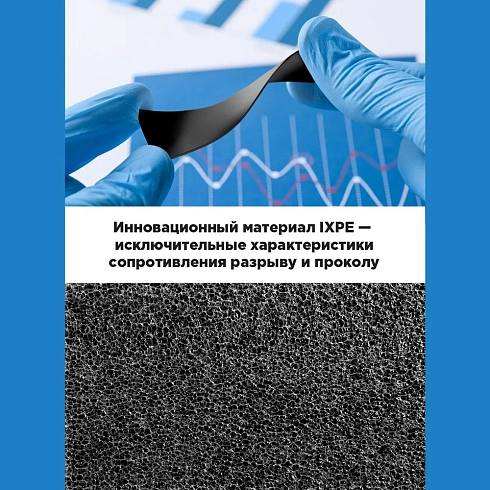 Лента клейкая двуст. для крепления зеркал 19мм х 2м черная (302-133) 