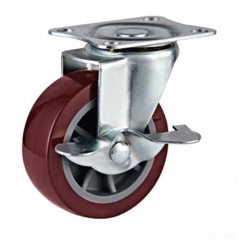 Колесо тормоз кр.пластик 50мм (8002050)