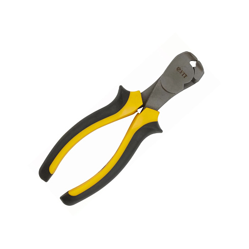 Кусачки торцевые "Стайл",мягкие прорез. черно-желтые ручки, молибден.покрыт. 160мм (51835)