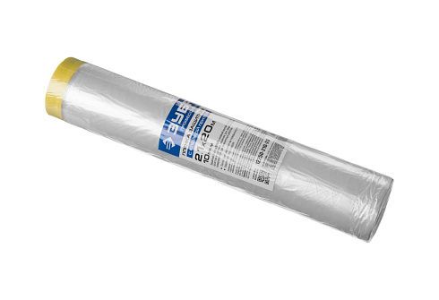 Пленка защитная с клеящей лентой HDPE 10мкм 2,1х20м "Зубр Профессионал" (12250-210-20)