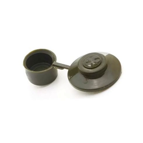 Шайба кровельная с колпачком хаки